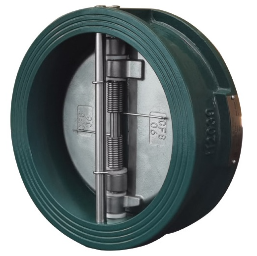 Обратный клапан двухств. GALA 5306Н, корп. чугун EN-GJS-450-10, диск н/с BS EN 304C 15, седло EPDM HT, -10...+120°C, PN16, м/ф, DN100 купить с доставкой по РФ