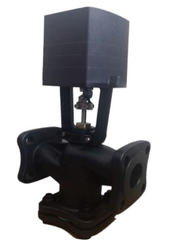 Трехходовой регулирующий клапан э/п 220В 3п GALA 6171, корп. чугун EN-GJL-250, фл. EN1092-2, PN16, -10...+150°C, Ду65 купить с доставкой по РФ