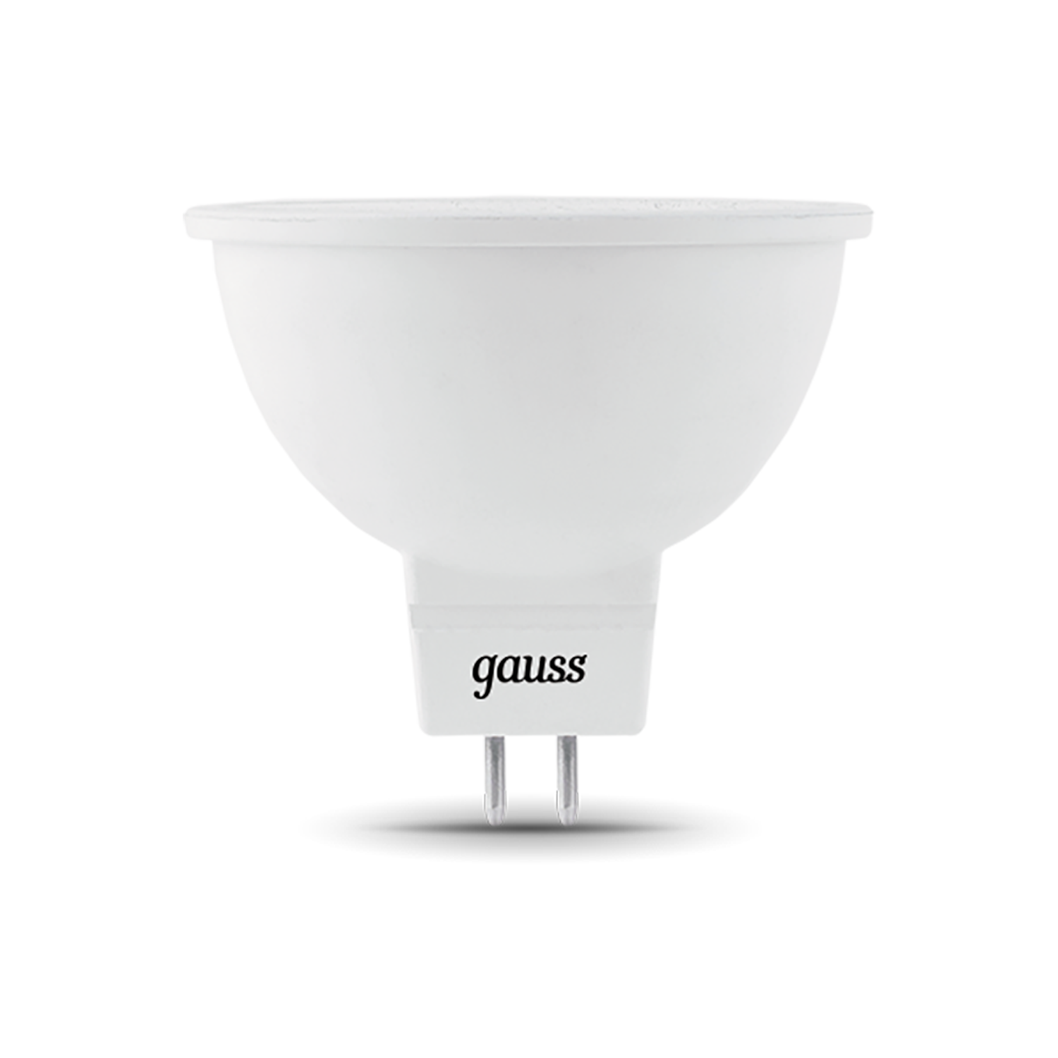 Лампа Gauss MR16 5W 500lm 3000K GU5.3 диммируемая LED