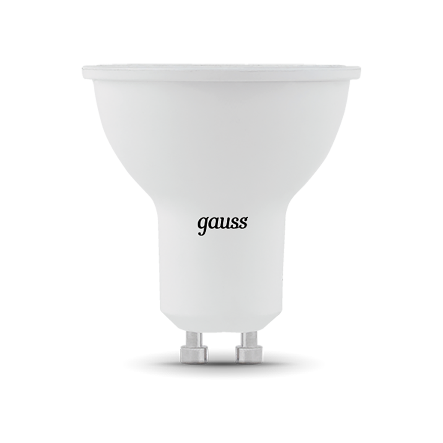 Лампа Gauss MR16 5W 500lm 3000K GU10 диммируемая LED 1/10/100