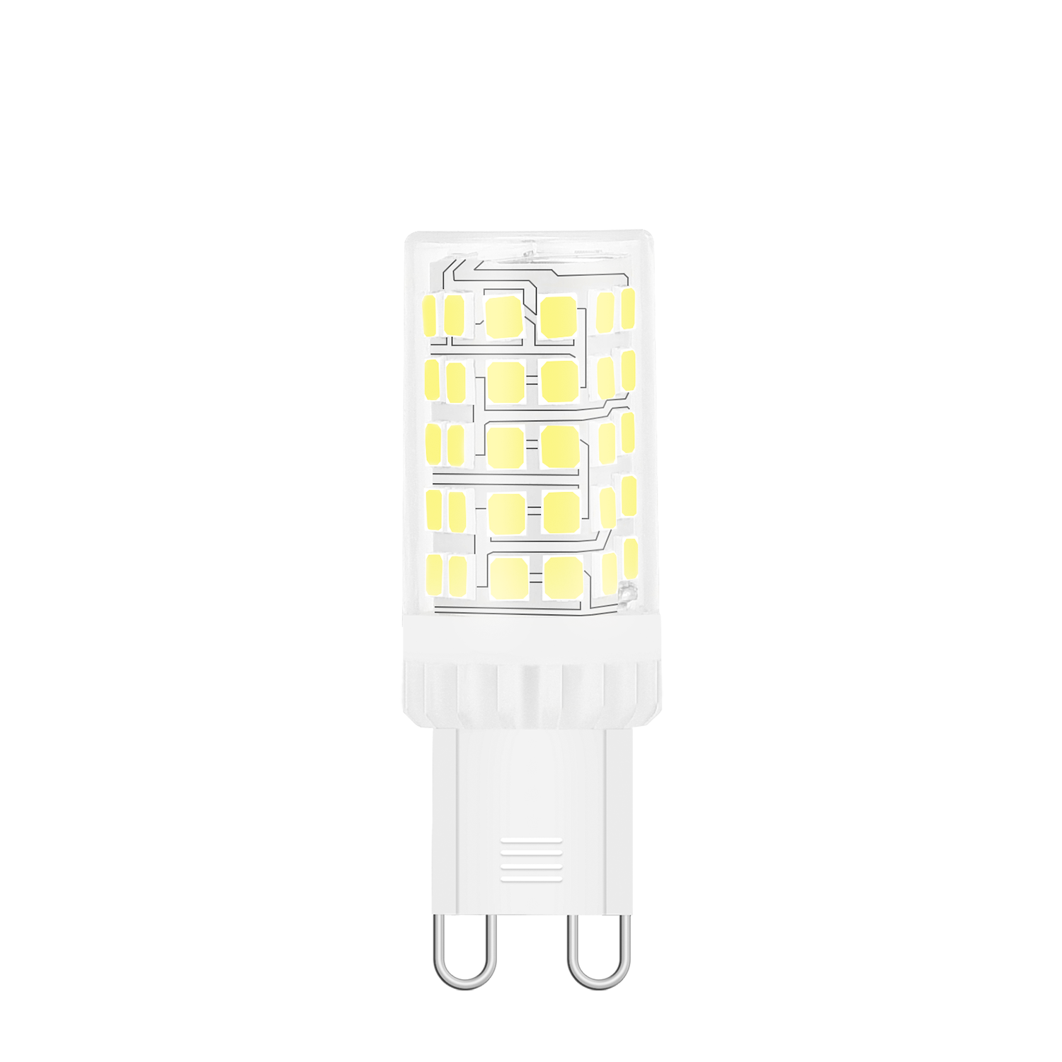 Лампа Gauss G9 AC185-265V 5,5W 560lm 4100K керамика LED