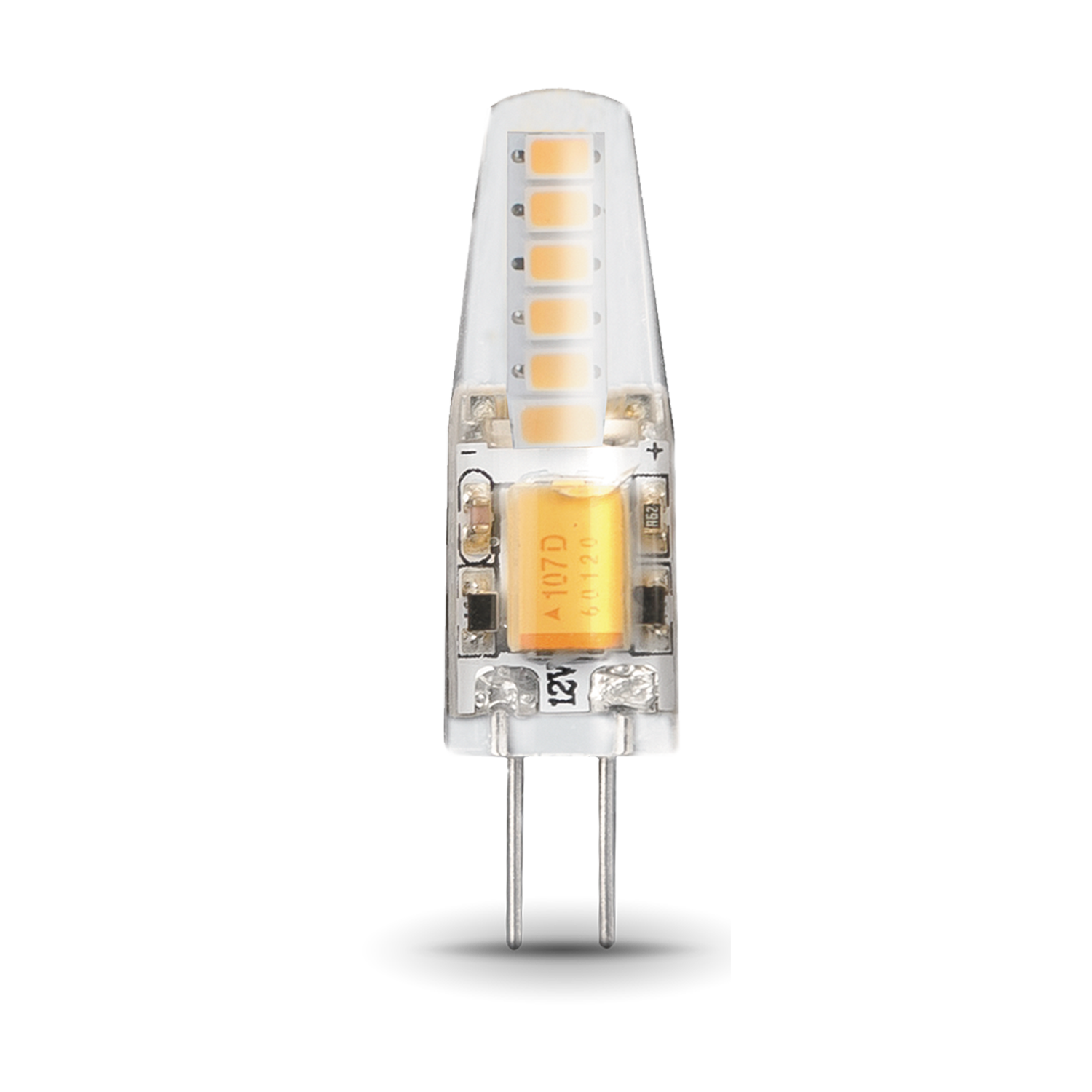 Лампа Gauss G4 12V 2W 190lm 3000K силикон LED
