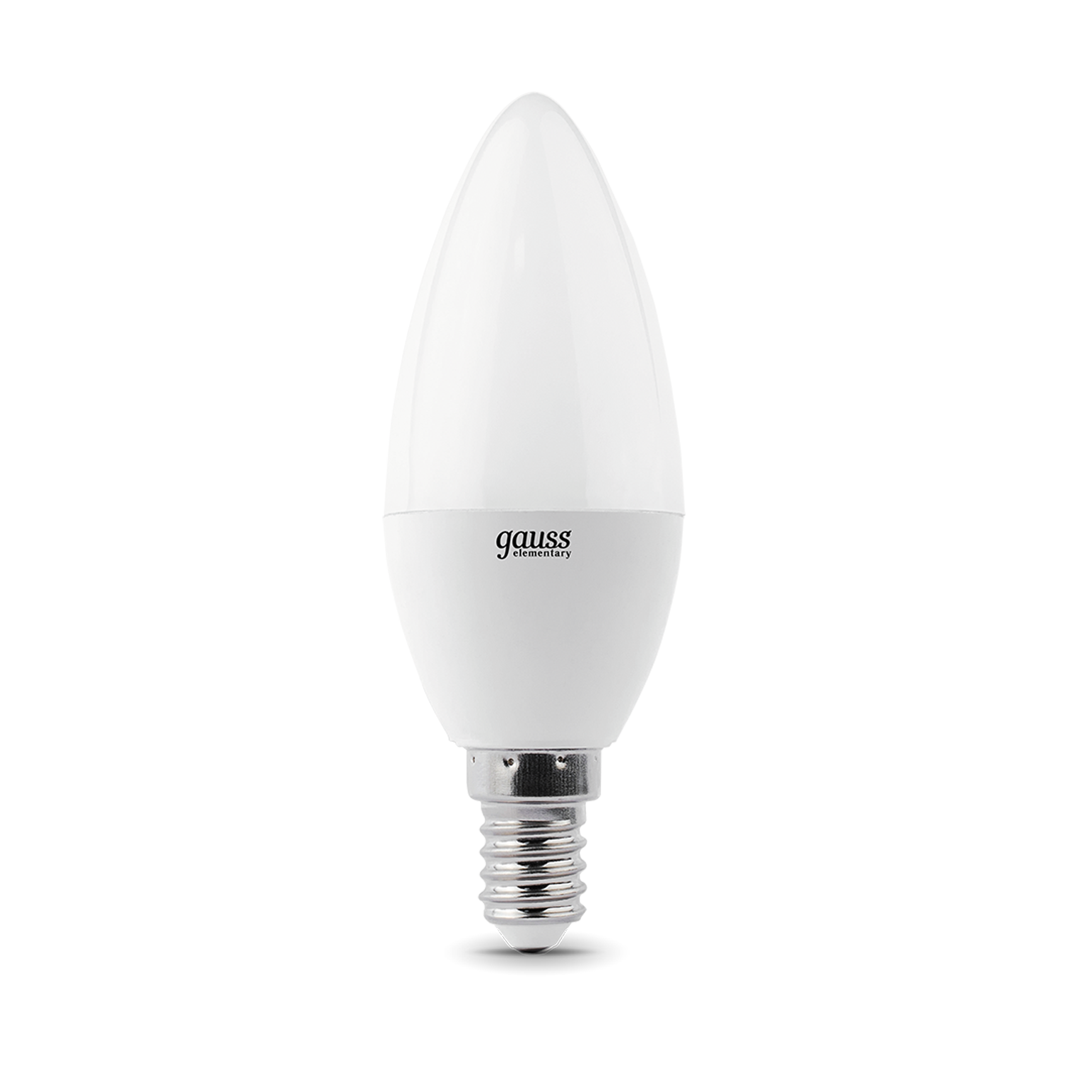 Лампа Gauss Elementary Свеча на ветру 6W 450lm 4100K Е14 LED
