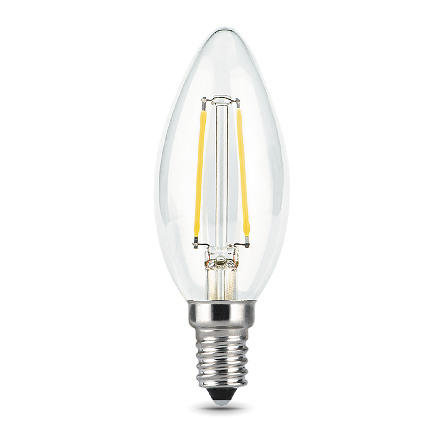 Лампа Gauss Filament Свеча 5W 450lm 4100К Е14 диммируемая LED