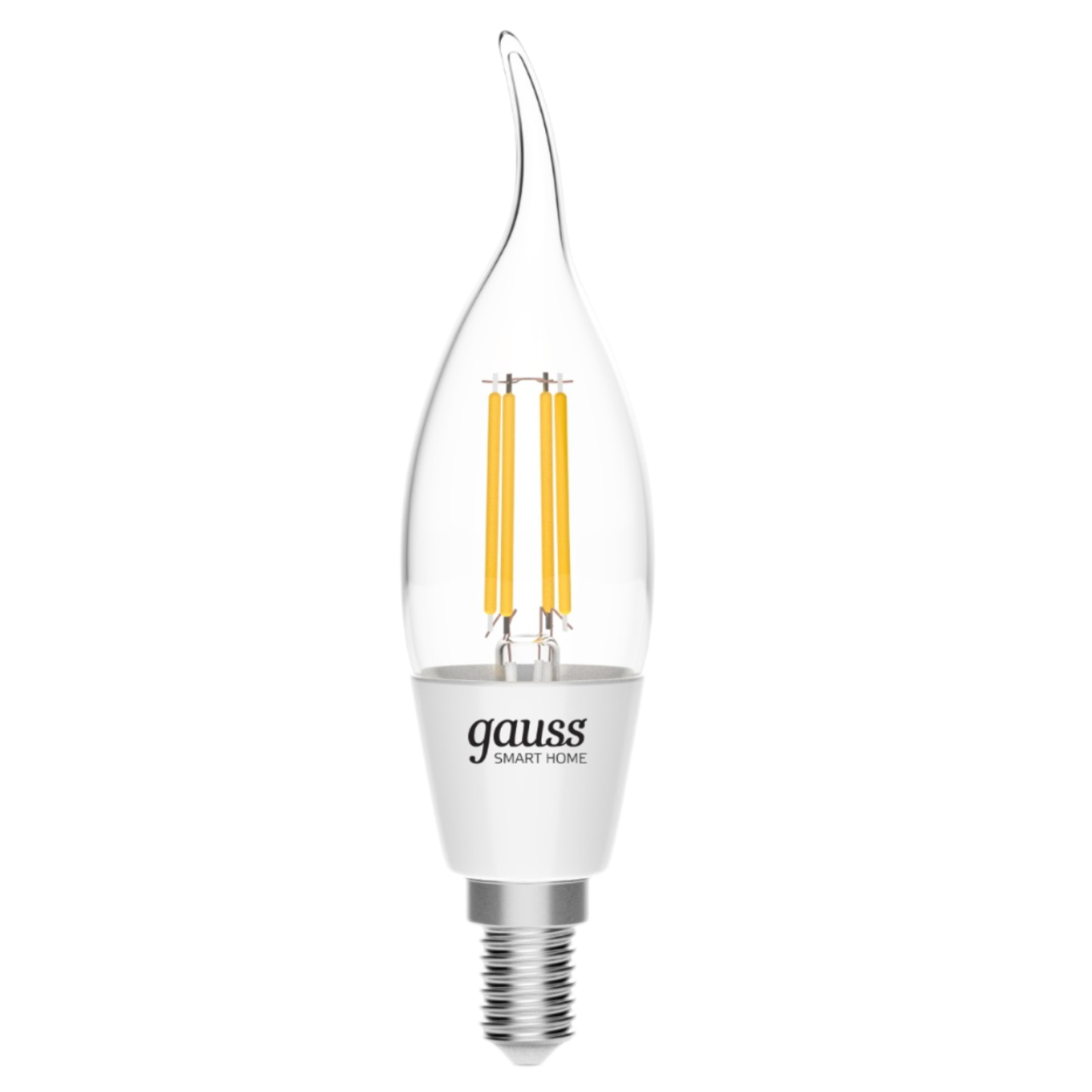 Лампа Gauss Smart Home Filament СF35 4,5W 495lm 2700К E14 диммируемая LED