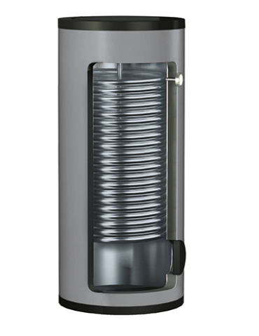 Бойлер 300 л с 1-м ТО Gekon BXL 115 кВт напольный INOX