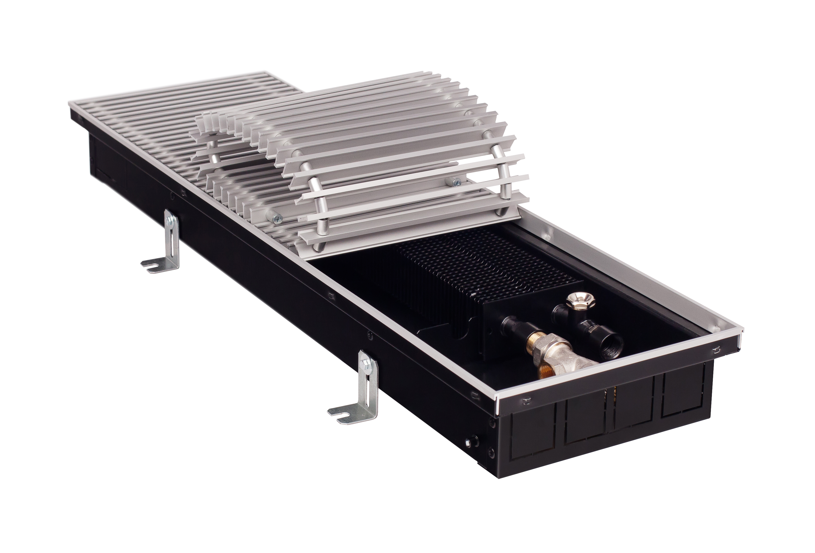 Конвектор внутрипольный Gekon Eco без решетки H11 L400 T23