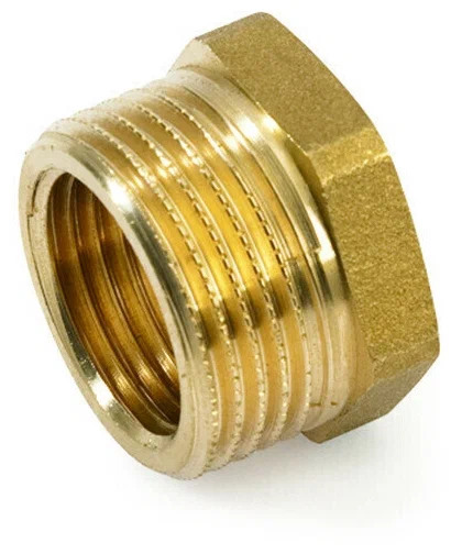 Футорка 1/4"-1/8", General Fittings 2600, резьба-резьба, нар.-вн латунь