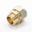 Переходник General Fittings 5300 32-1" обжим-резьба нр латунь никелированная