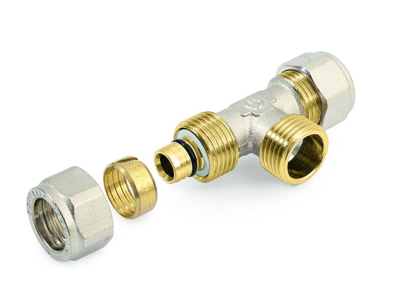 Тройник General Fittings МП 26 х 3/4 х 26 ц/ш/ц GF (10%)
