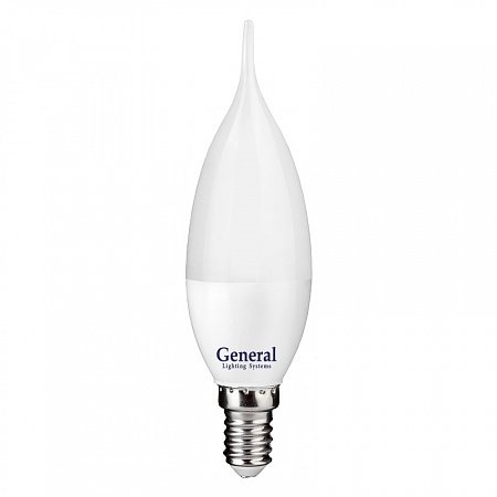 Лампа General LED GLDEN-CFW-.7-230-E14-2700 (648800) свеча на ветру