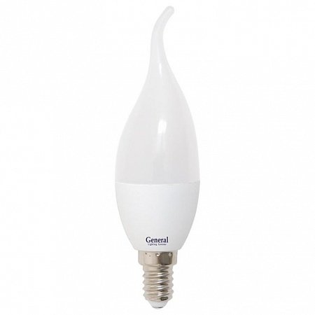 Лампа General LED GLDEN-CFW-10-230-E14-6500 (661085) свеча на ветру
