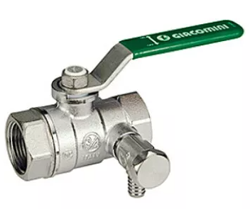 Кран шаровой  с вн./вн. резьбой и сливом 1 1/4" Giacomini R250SX146 купить с доставкой по РФ