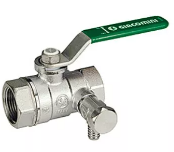Кран шаровой с вн./вн. резьбой и сливом 2" Giacomini R250SX148 купить с доставкой по РФ
