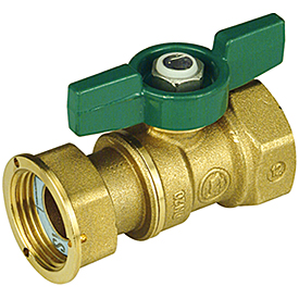 Кран шаровой для счетчиков Giacomini R251, 1/2"x3/4"