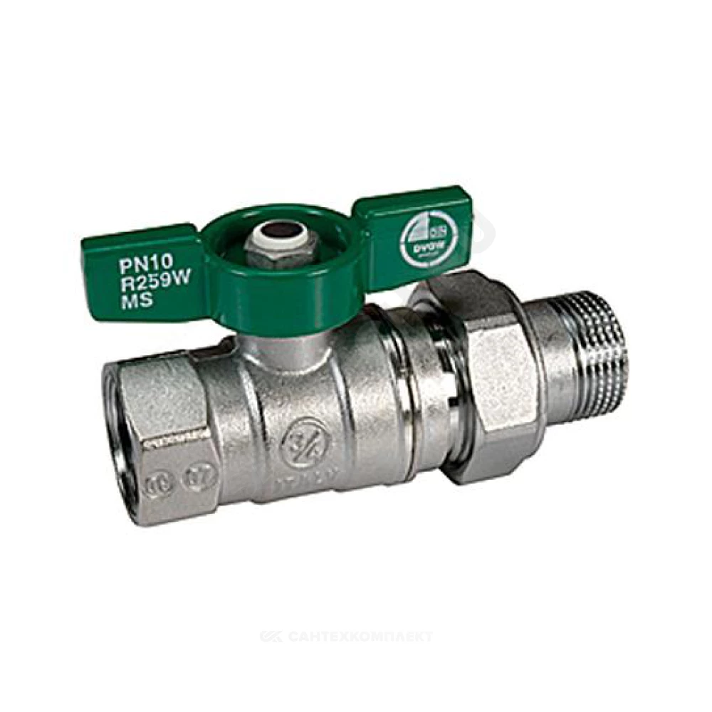 Кран шаровой с отводом 1/2"F x 3/4"M Giacomini купить с доставкой по РФ