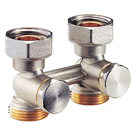Узел нижнего подключения Giacomini R387L 1/2"x3/4"