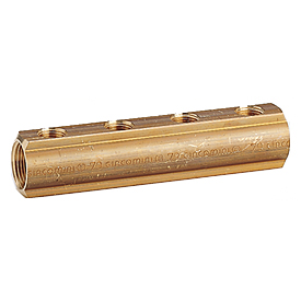 Коллектор Giacomini с внутренней резьбой 1 1/4" x 1/2" /2 дист. 50 мм купить с доставкой по РФ