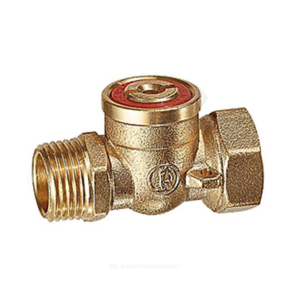 Кран шаровой выпускной с нар./вн. резьбой 1/2" Giacomini R609Y013 купить с доставкой по РФ