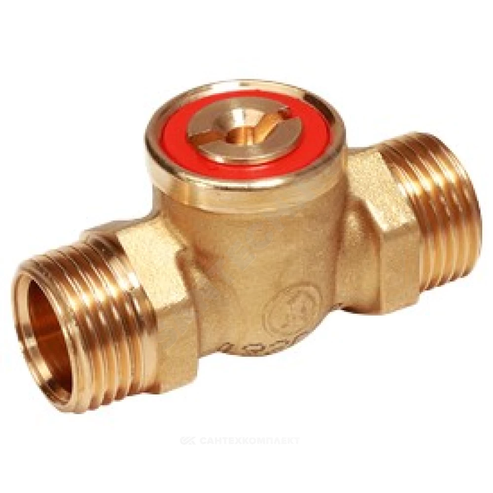 Кран шаровой выпускной с нар./нар. резьбой 1/2" Giacomini R610Y003 купить с доставкой по РФ