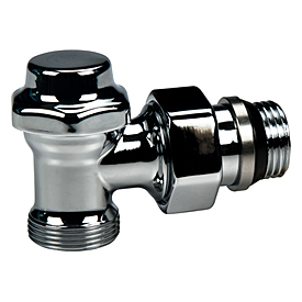 Клапан запорный Giacomini Ду15 Ру16 1/2"x16 НР угловой хромированный