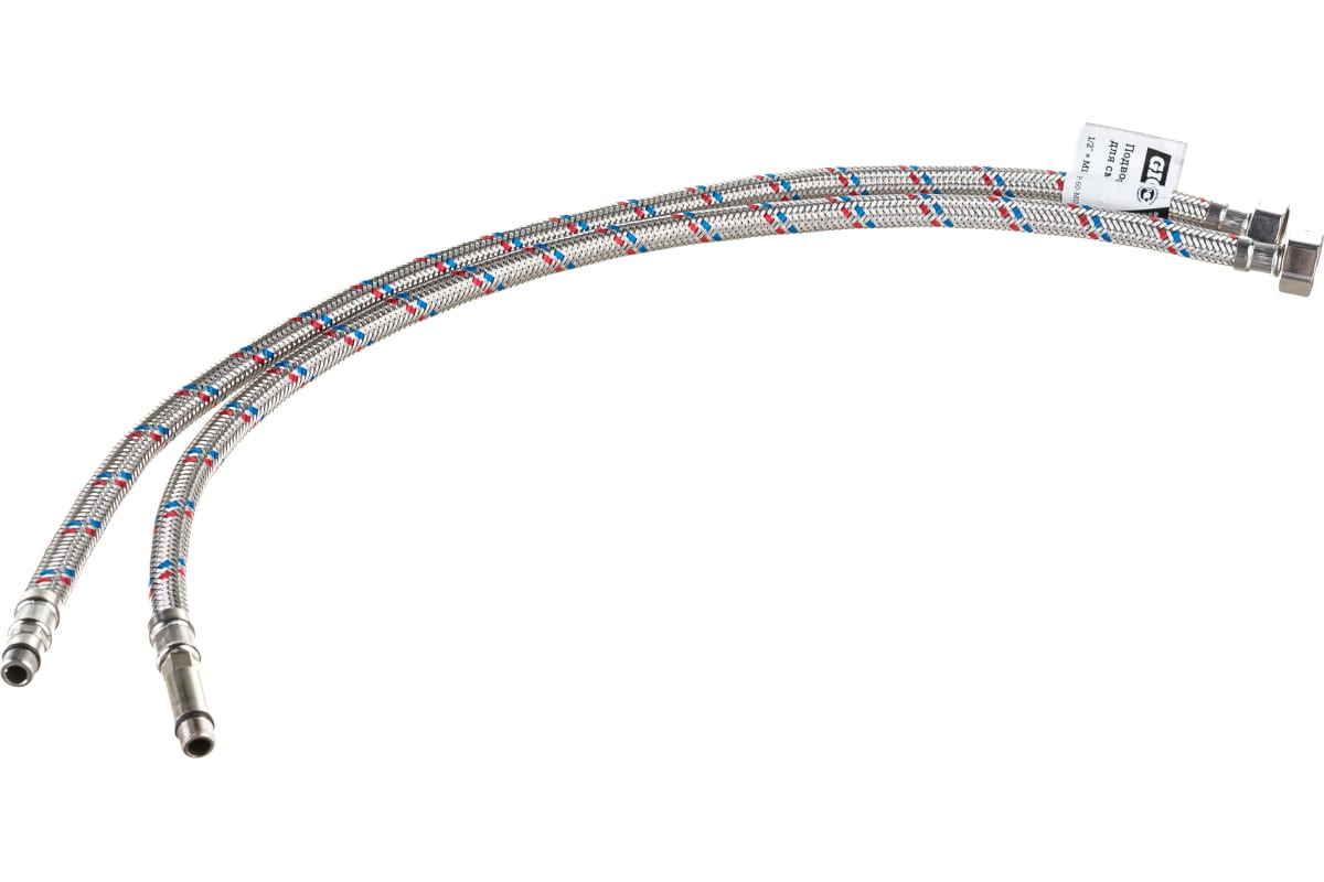 Подводка гибкая для смесителей Gigant 1/2"хМ10x60 см г/ш P-60-M10