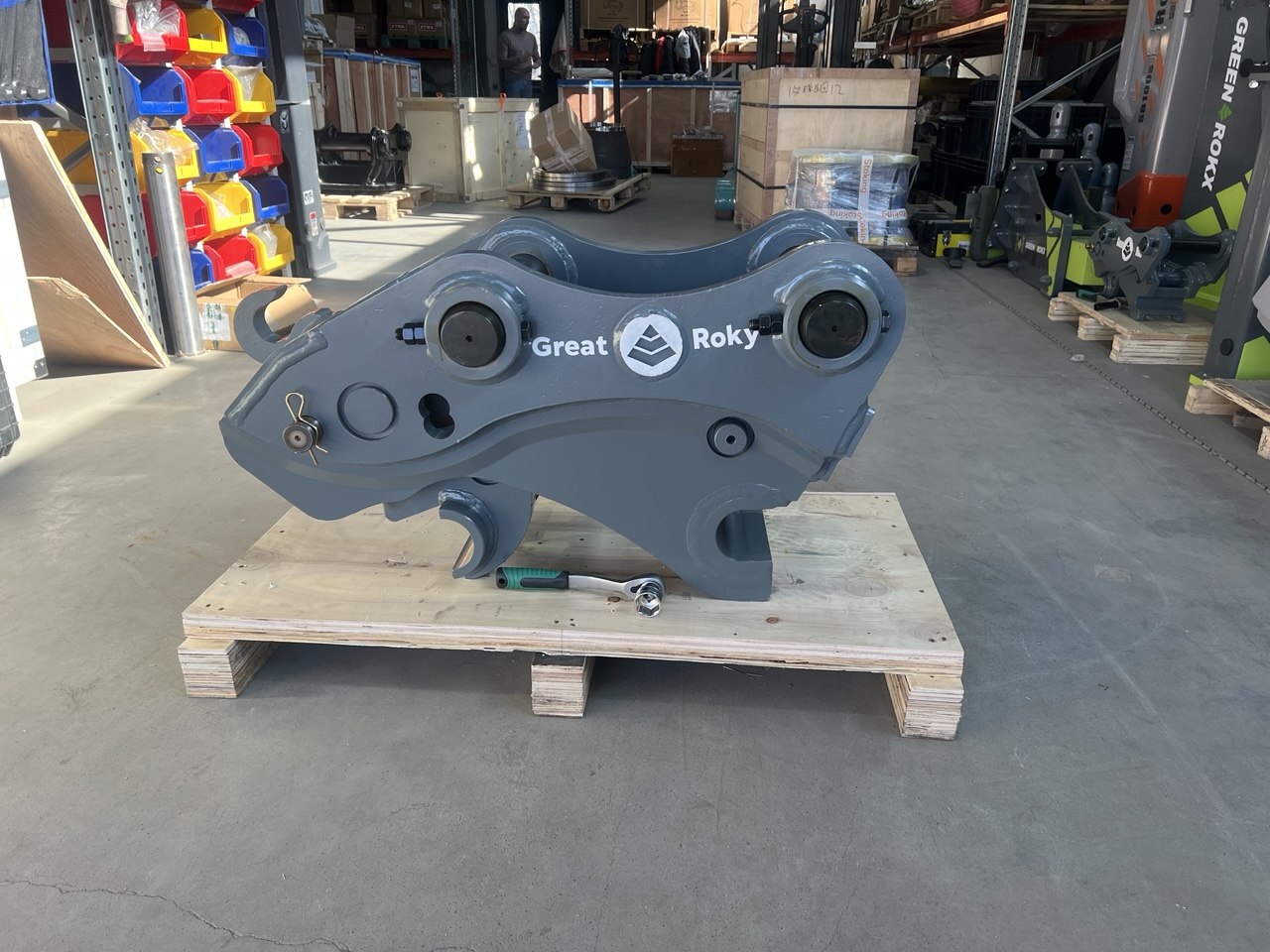 Квик-каплер механический (редукторный) DGM-300 SDLG 6255 (90/385/505) GreatRoky купить с доставкой по РФ