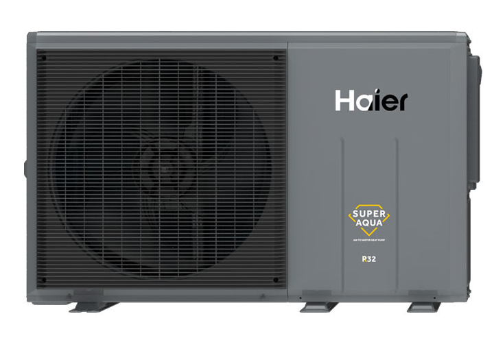Тепловой насос, Haier, Super Aqua HE Monobloc, AW092MUCHA, с проводным сенсорным пультом управления с диагональю 5 дюймов
