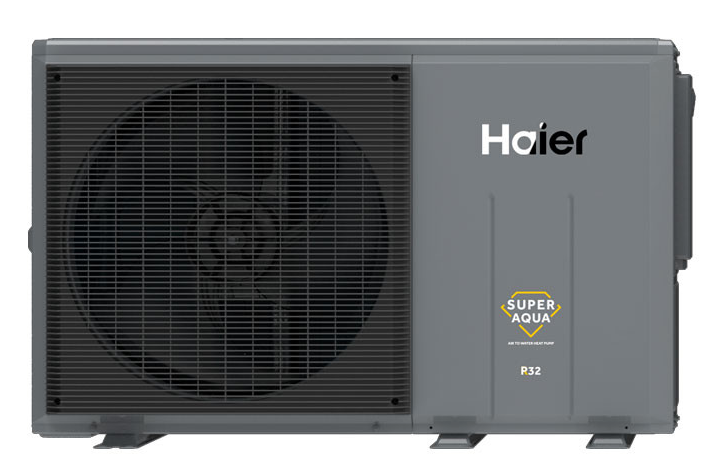 Тепловой насос, Haier, Super Aqua HE Monobloc, AW16NMXCHA, с проводным сенсорным пультом управления с диагональю 5 дюймов