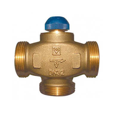 Клапан термостат Herz 3х-ходовой CALIS-TS-RD 1/2" 100% затек