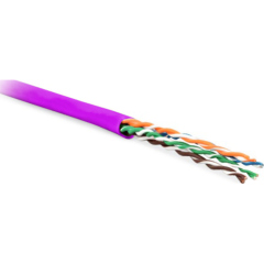Кабель витая пара Hyperline SFTP4-C7-P26-IN-LSZH-PK-500 (500 м) многожильный (patch), LSZH, нг(A)-HF, розовый купить с доставкой по РФ