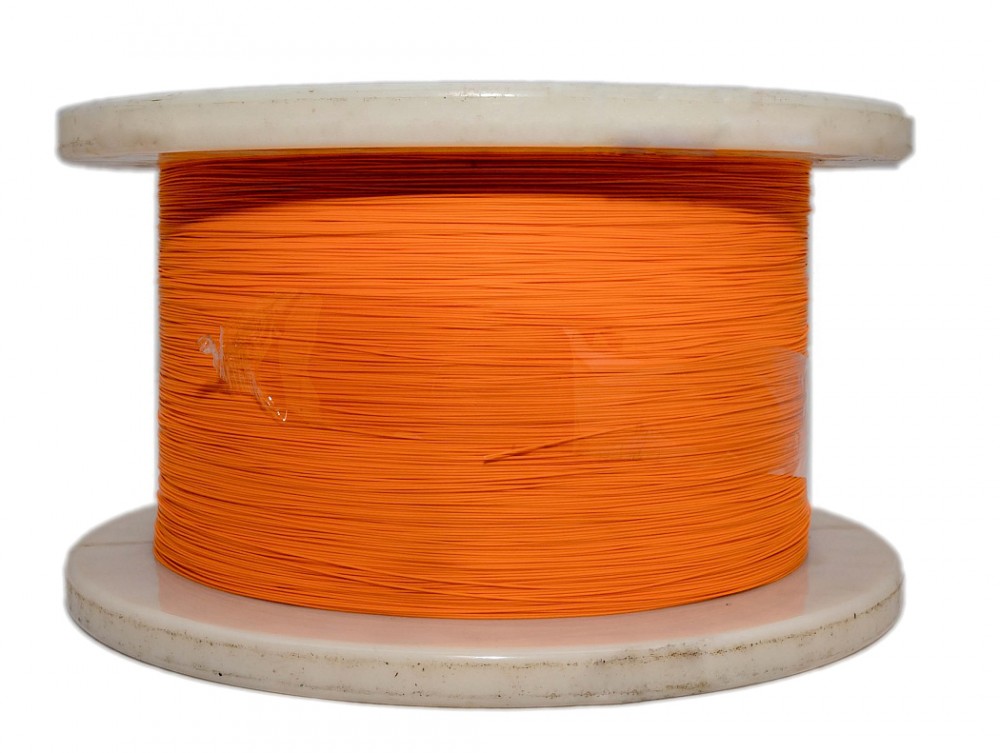 Кабель Hyperline FO-B9-IN-50-1-LSZH-OR волоконно-оптический 50/125 (OM2) многомодовый, 1 волокно, simplex, плотное буферное покрытие (tight buffer) 0.9 мм, LSZH, нг(А)-HF, оранжевый купить с доставкой по РФ