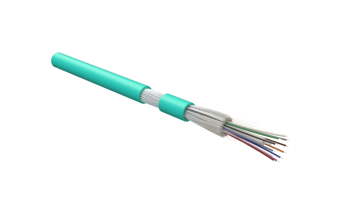 Кабель Hyperline FO-DT-IN-503-4-HFLTx-AQ волоконно-оптический 50/125 (OM3) многомодовый купить с доставкой по РФ