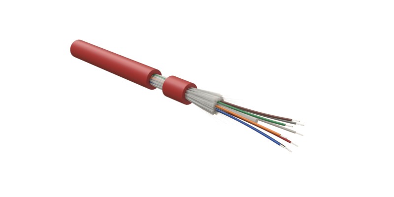 Кабель Hyperline FO-DT-IN-504-8-FRHFLTx-MG волоконно-оптический 50/125 (OM4) многомодовый, 8 волокон, плотное буферное покрытие (tight buffer) внутренний, FRHFLTx, –60°C – +70°C, маджента купить с доставкой по РФ