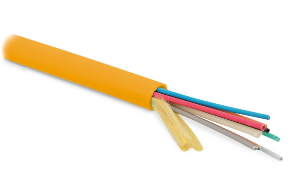 Кабель Hyperline FO-MB-IN-62-12-LSZH-OR волоконно-оптический 62.5/125 (OM1) многомодовый –30°C – +70°C, оранжевый купить с доставкой по РФ