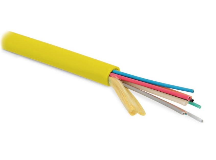 Кабель Hyperline FO-MB-IN-9S-48-LSZH-YL волоконно-оптический 9/125 (SMF-28 Ultra) одномодовый –30°C – +70°C, желтый купить с доставкой по РФ