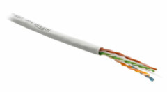 Кабель витая пара Hyperline UUTP4-C5E-P24-IN-LSZH-GY-305 (305 м)  неэкранированная U/UTP, категория 5e, 4 пары (24 AWG), многожильный (patсh), LSZH, нг(А)-HF, -20°C – +75°C, серый купить с доставкой по РФ