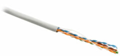 Кабель витая пара Hyperline UUTP4-C5E-S24-IN-LSZH-GY-305 (305 м)неэкранированная U/UTP, категория 5e, 4 пары (24 AWG), одножильный(solid), LSZH, нг(А)-HF, -20°C – +75°C, серый купить с доставкой по РФ