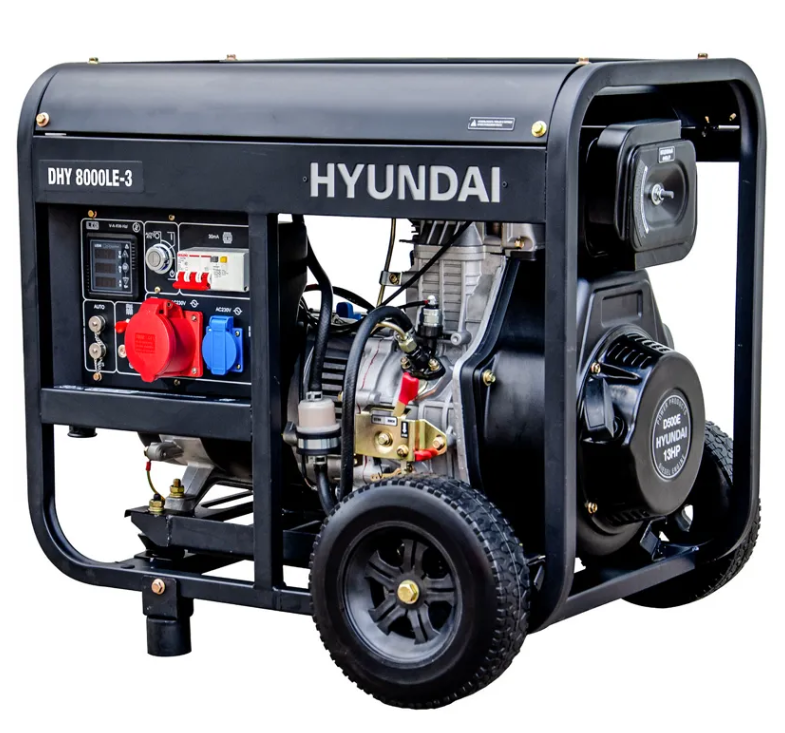 Генератор дизельный Hyundai DHY 8000LE-3