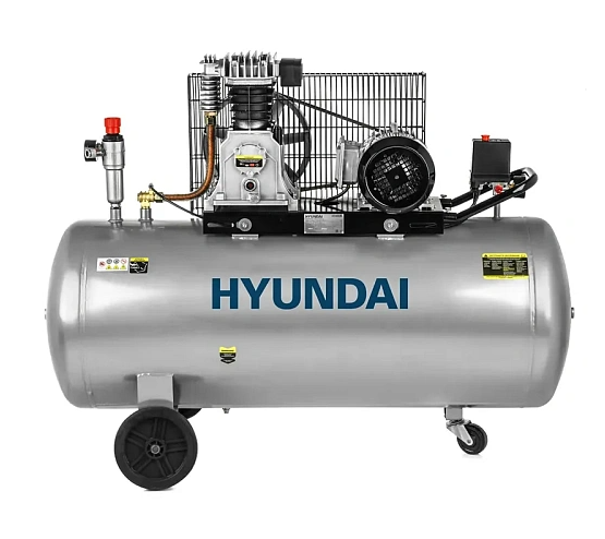 Компрессор масляный HYUNDAI HYC 40200-3BD поршневой, ременной привод.