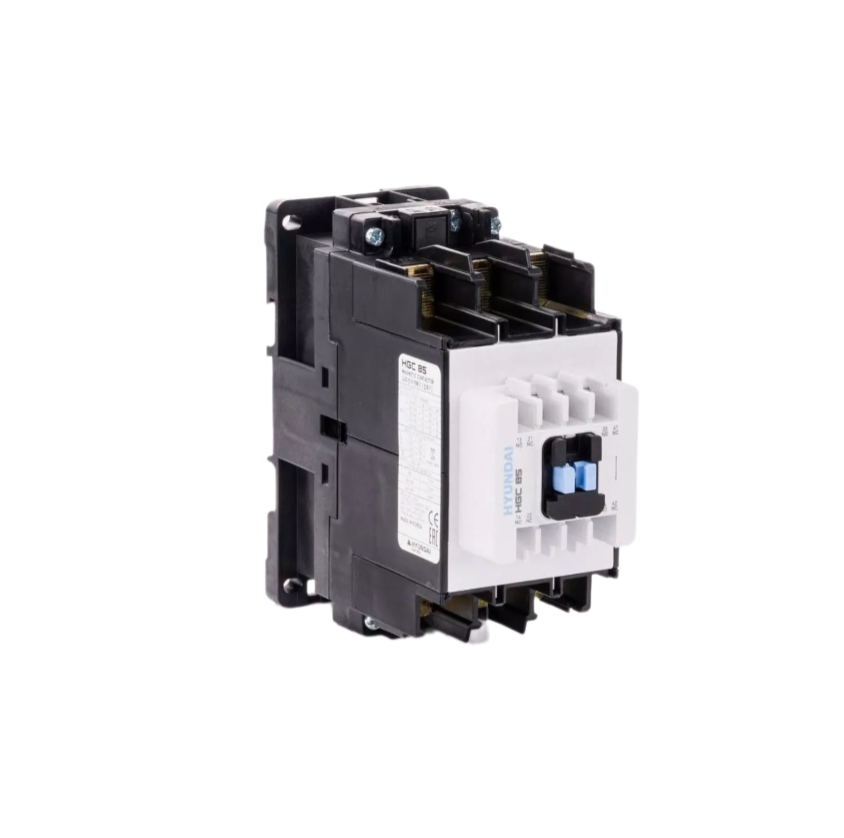 Магнитный контактор Hyundai HGC85 22NS X380 85A 45 кВт при АС3 (380-440В) кат. 380В АC 2НО+2НЗ