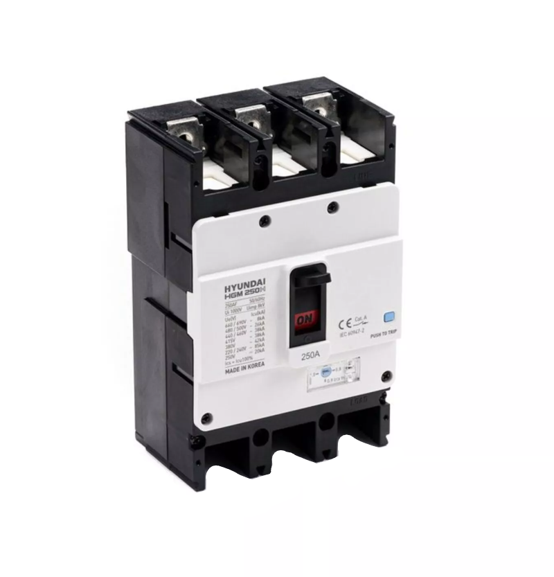 Автоматический выключатель Hyundai HGM250S 3PT4S0000C 00160F 128-160A ток к.з. 26kA AC380/415В купить с доставкой по РФ