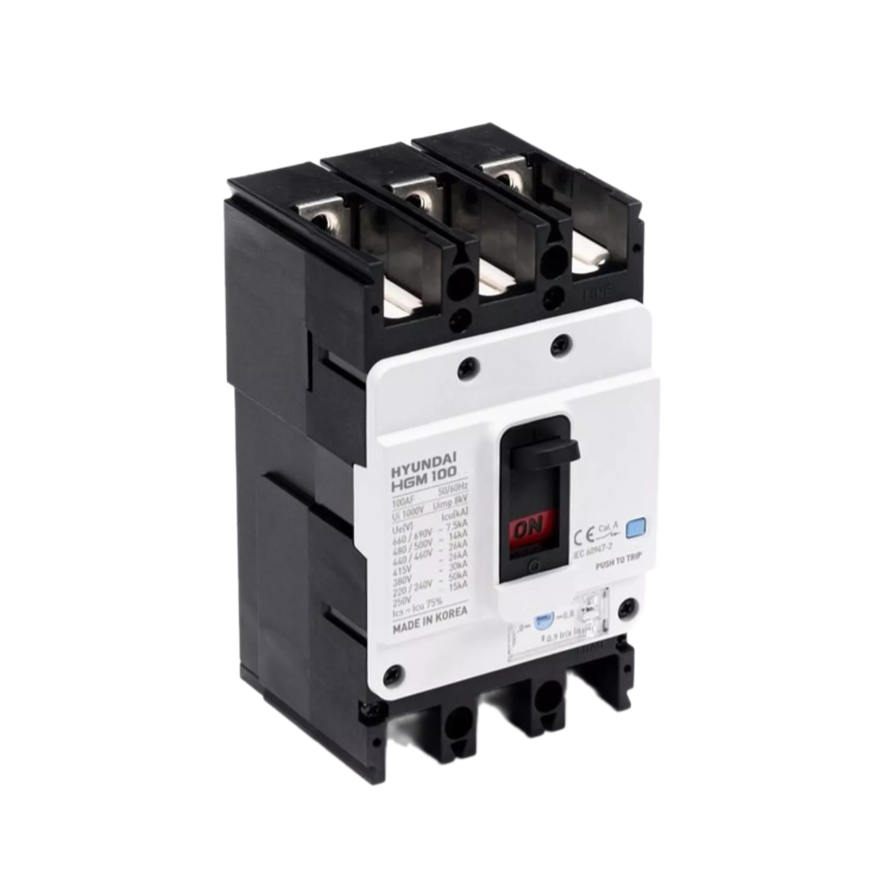 Автоматический выключатель Hyundai HGM100H 3PT4S0000C 00050F 40-50A ток 26kA AC380/415В