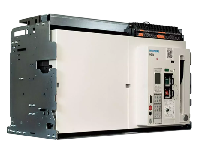 Воздушный автоматический выключатель HYUNDAI HGN63D 3B M2C2S2 54X ABAEAGAKAMAWAXB0B6BA (с корзиной, 6300А, 150kA, AC380/415В, реле GPR-LP (50Гц), мот.прив.220В, вкл.катушкой и нез.расц-лем.220В) купить с доставкой по РФ