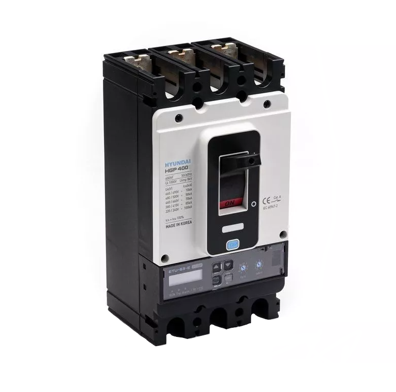 Автоматический выключатель Hyundai HGP400S 3PEES0000C00400 160-400A (ETU-E, LSIG) ток 85kA AC380/415В(Без кабеля питания PWC25GPDC24V)