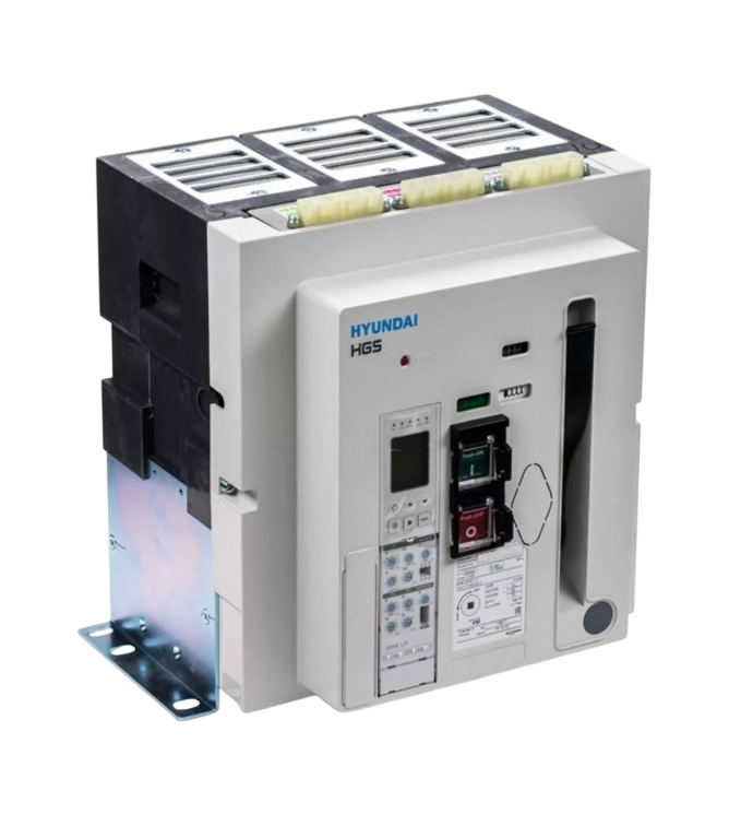 Воздушный автоматический выключатель (RUS) Hyundai HGS20B 3H M0C0S0 54M BA ER (3 пол., 2000А, 85kA, AC380/415В, реле GPR-LP (50Гц)) купить с доставкой по РФ