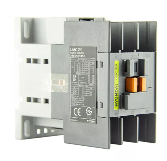 Магнитный контактор HYUNDAI UMC25 11NS X380 11 кВт 25A напр.кат.AC 380B купить с доставкой по РФ
