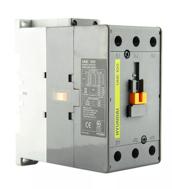 Магнитный контактор HYUNDAI UMC100 11NS X110 55 кВт 100A напр.кат.AC 110B купить с доставкой по РФ