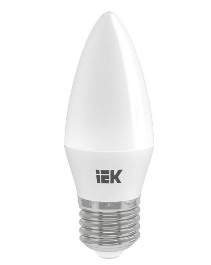 Лампа светодиодная IEK 7Вт C35 свеча 4000К нейтр. бел. E14 230В