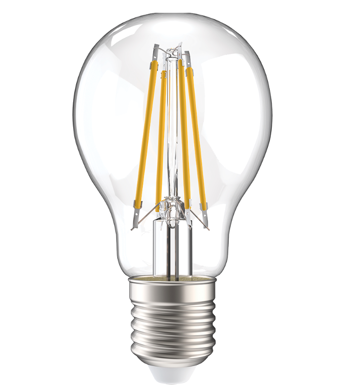 Лампа светодиодная IEK 360° E27 7 Вт LED A60 шар прозрачная 230В 3000К